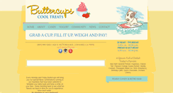 Desktop Screenshot of buttercupscooltreats.com
